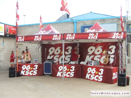 96.3 KSCS Pop Up Tent